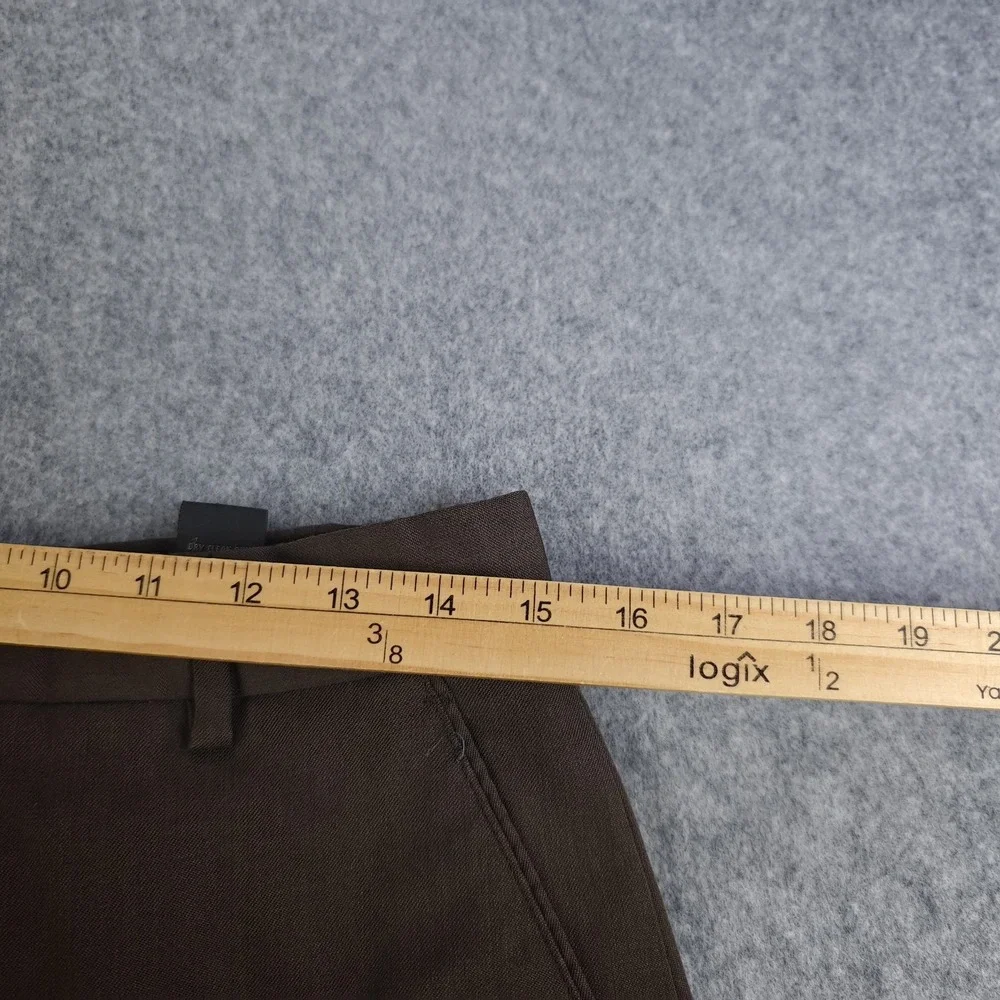 Banana Republic Dress Pants Mens 30x30 Brown Flat Front 100% Wool